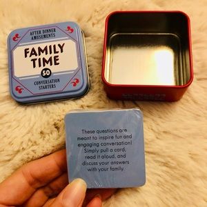 Family Time Conversation Starter Cards